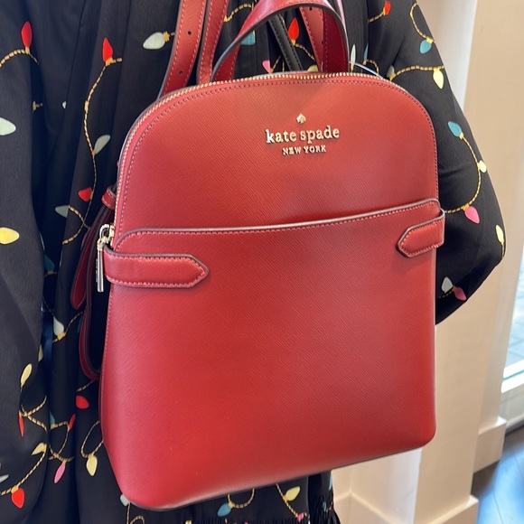 Kate Spade Staci Dome Backpack 
Red Currant - Picture 4 of 16